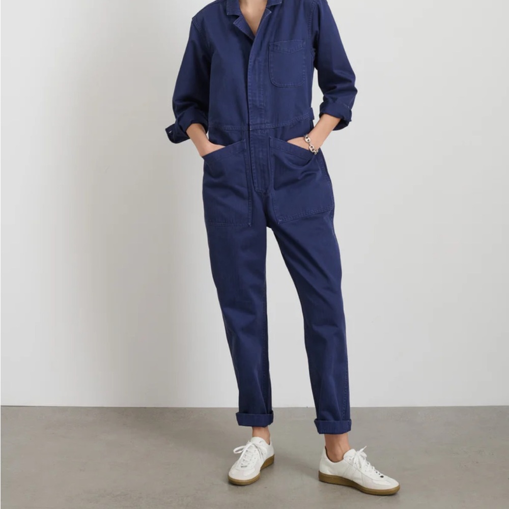 Alex Mill Bottle Green Jumpsuit